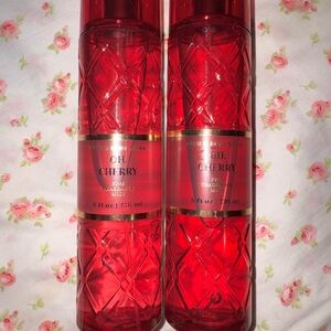 Bath & Body Works Oh, Cherry Fine Fragrance Mist - Red Bottle